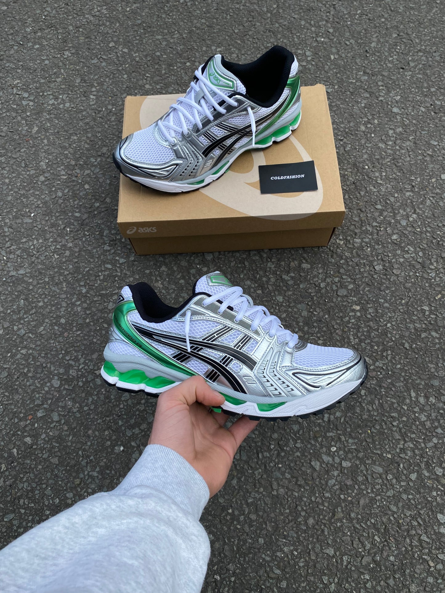ASICS gel kayano “malachite green”