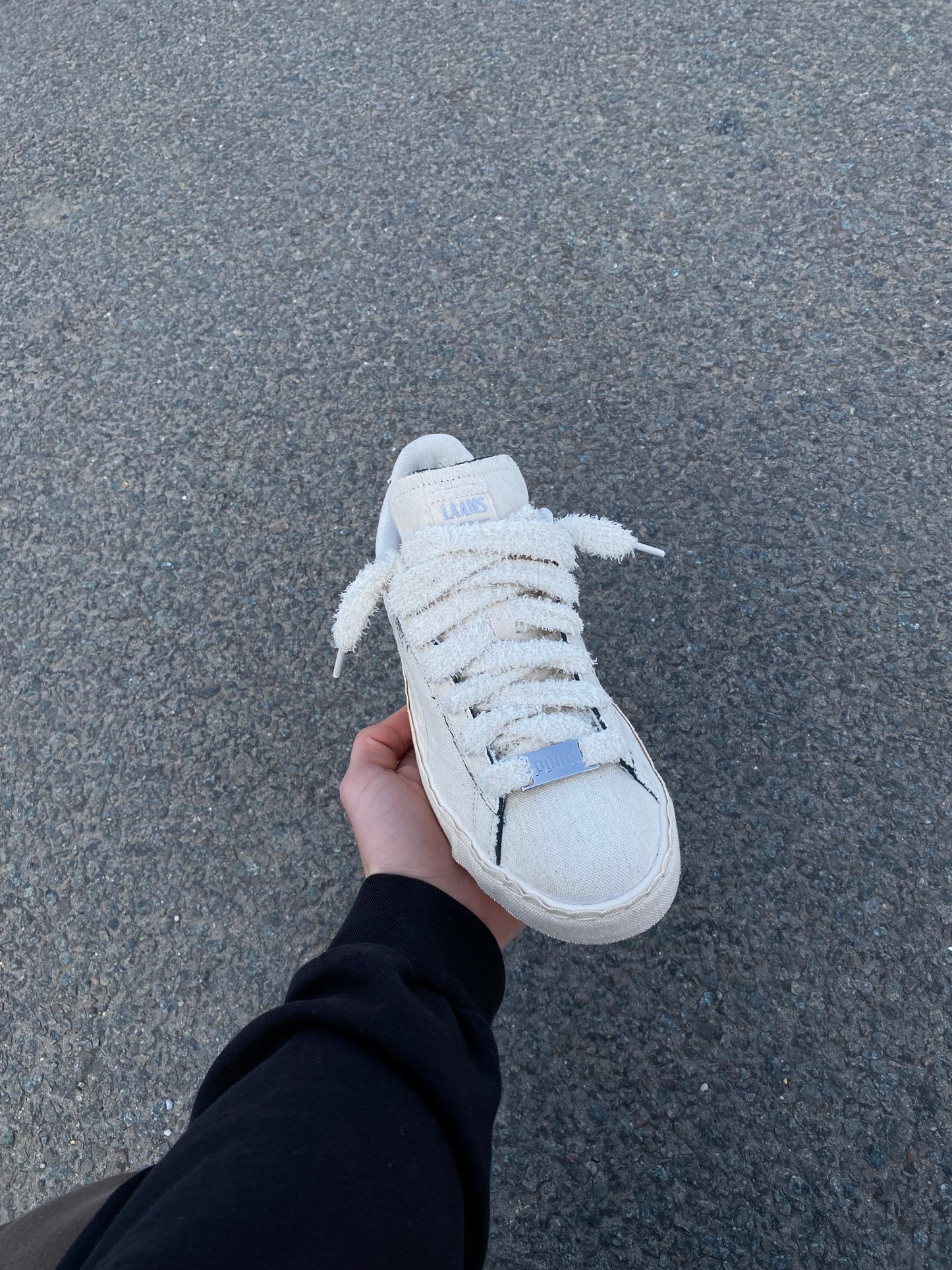 PUMA X LAAMS “suede blank canvas