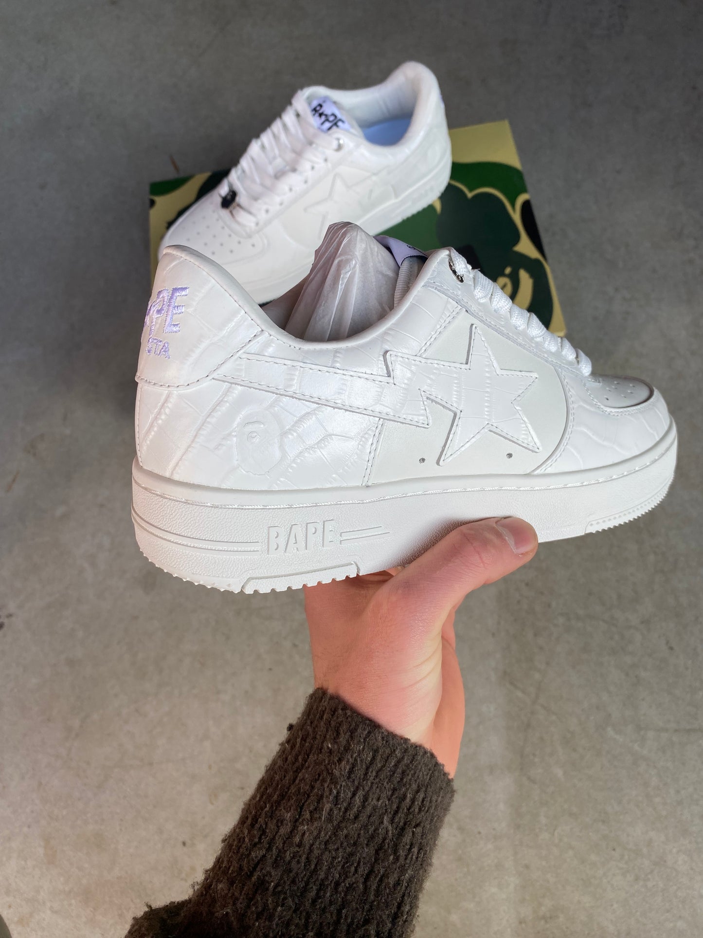 A Bathing Ape Bape Sta “white”