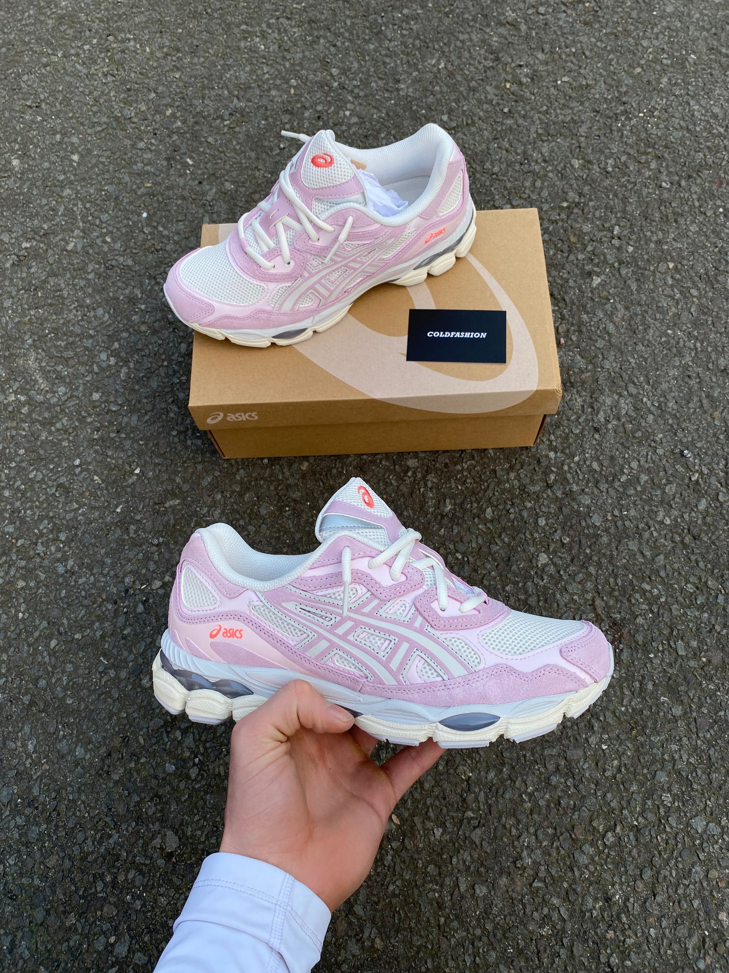ASICS “rose water”