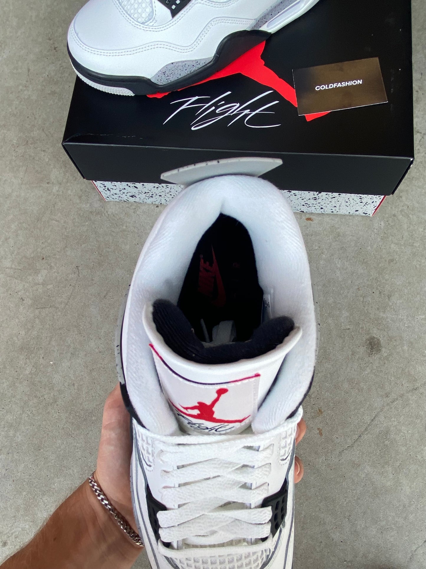 Jordan 4 “white cement”