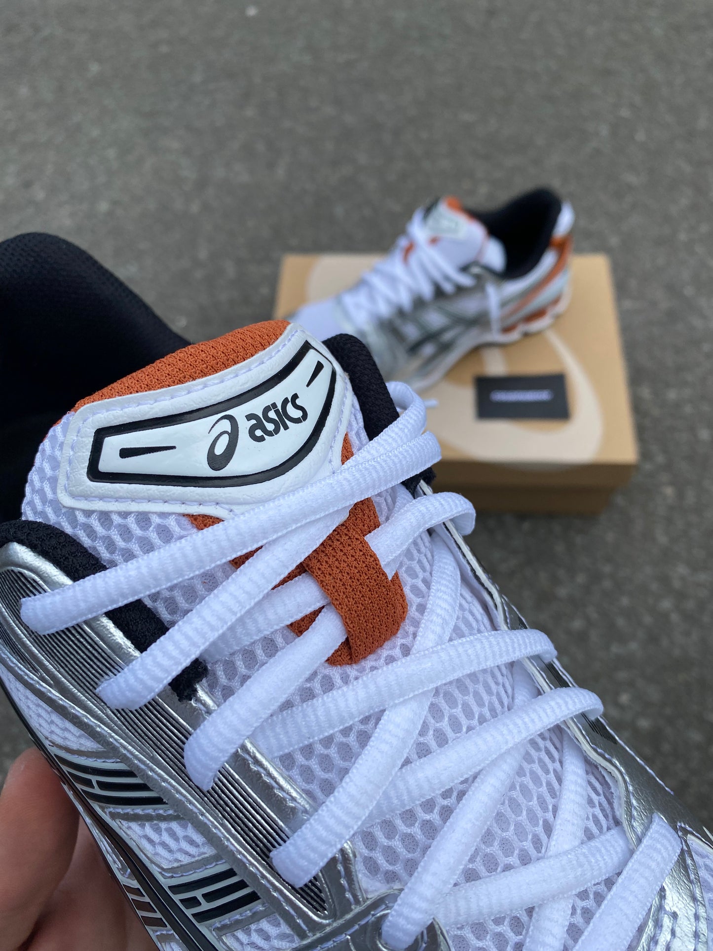 ASICS gel kayano “piquant orange”
