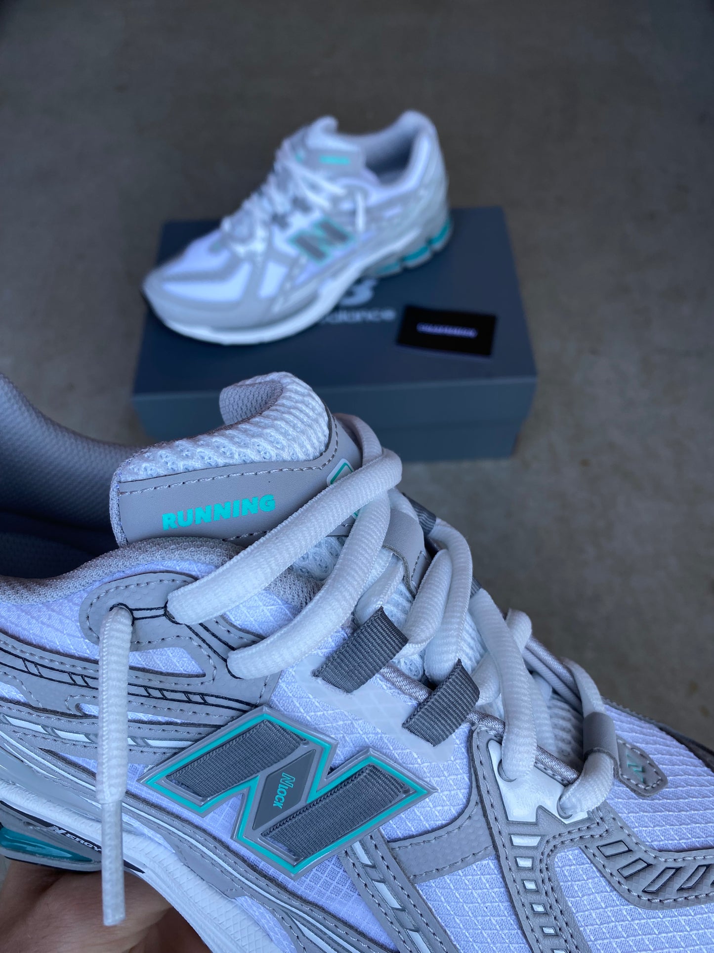 New balance “White Light Grey"