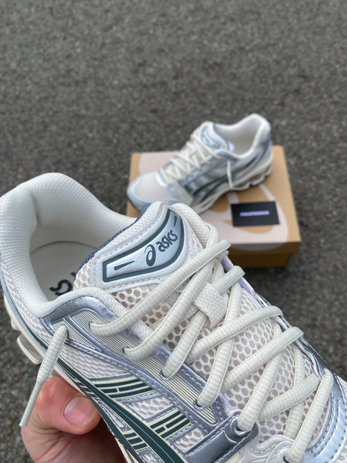 ASICS gel kayano “dark pewter”