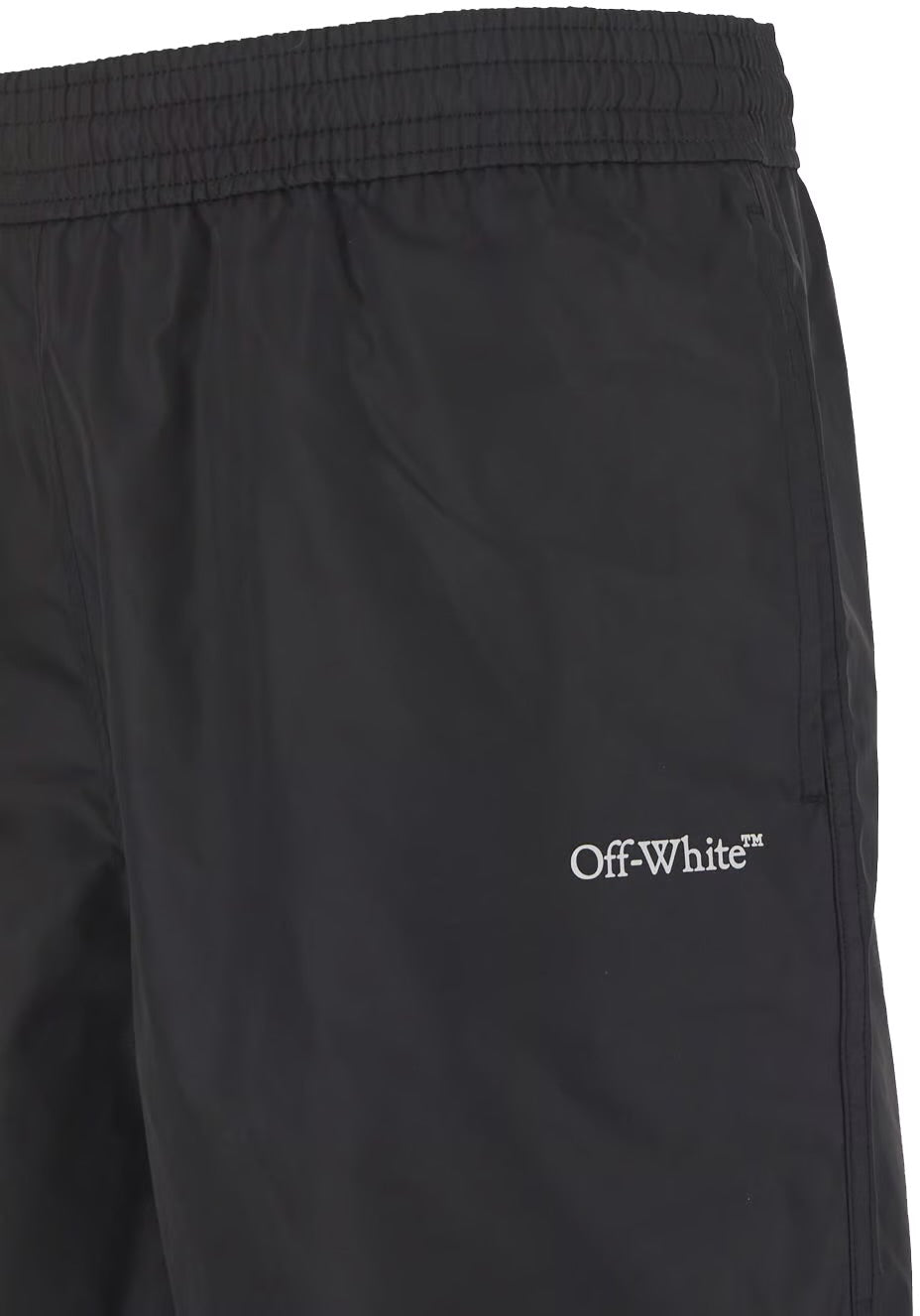 OFF-WHITE Arr Surfer Swimshort Black White