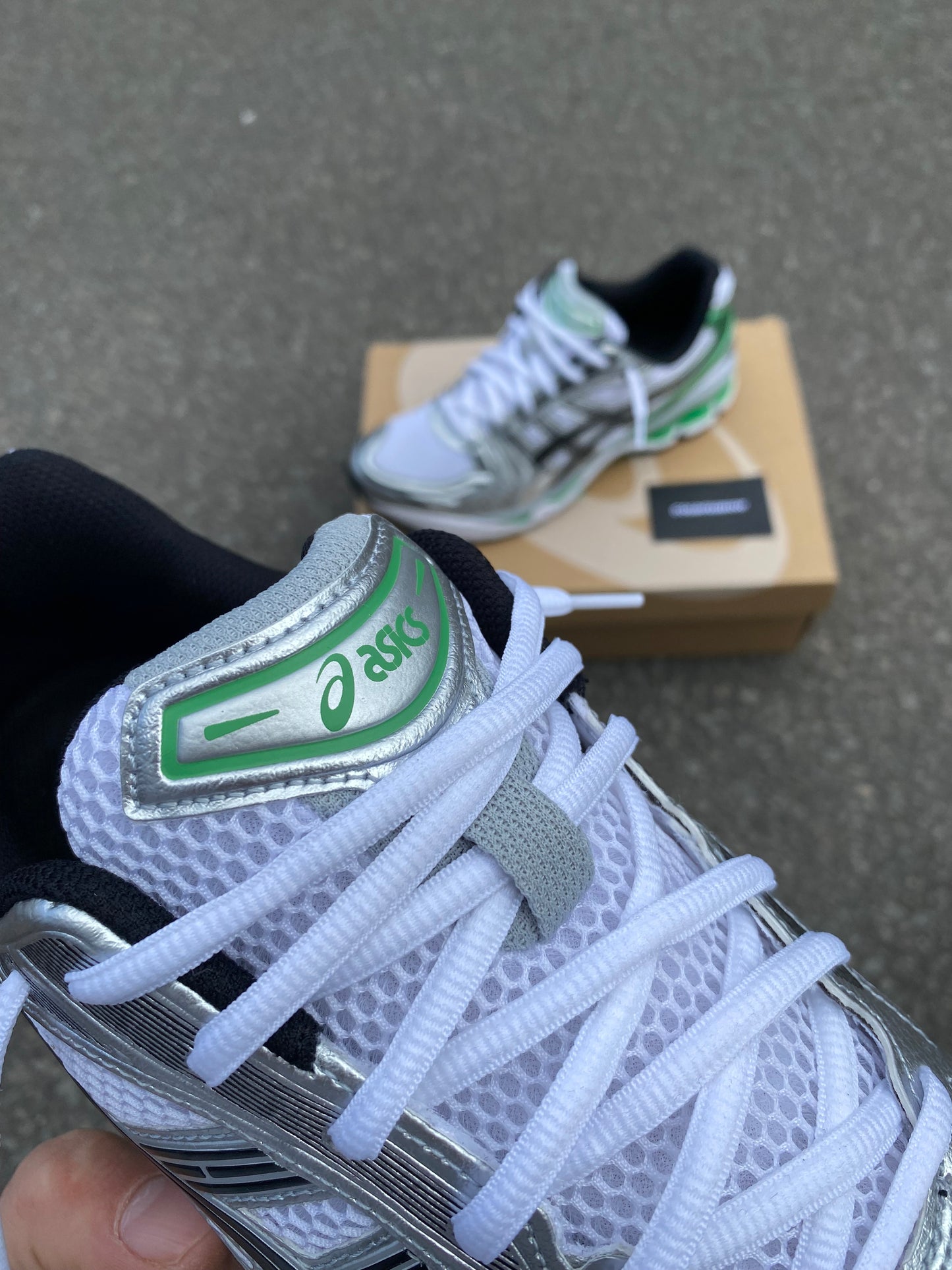 ASICS gel kayano “malachite green”