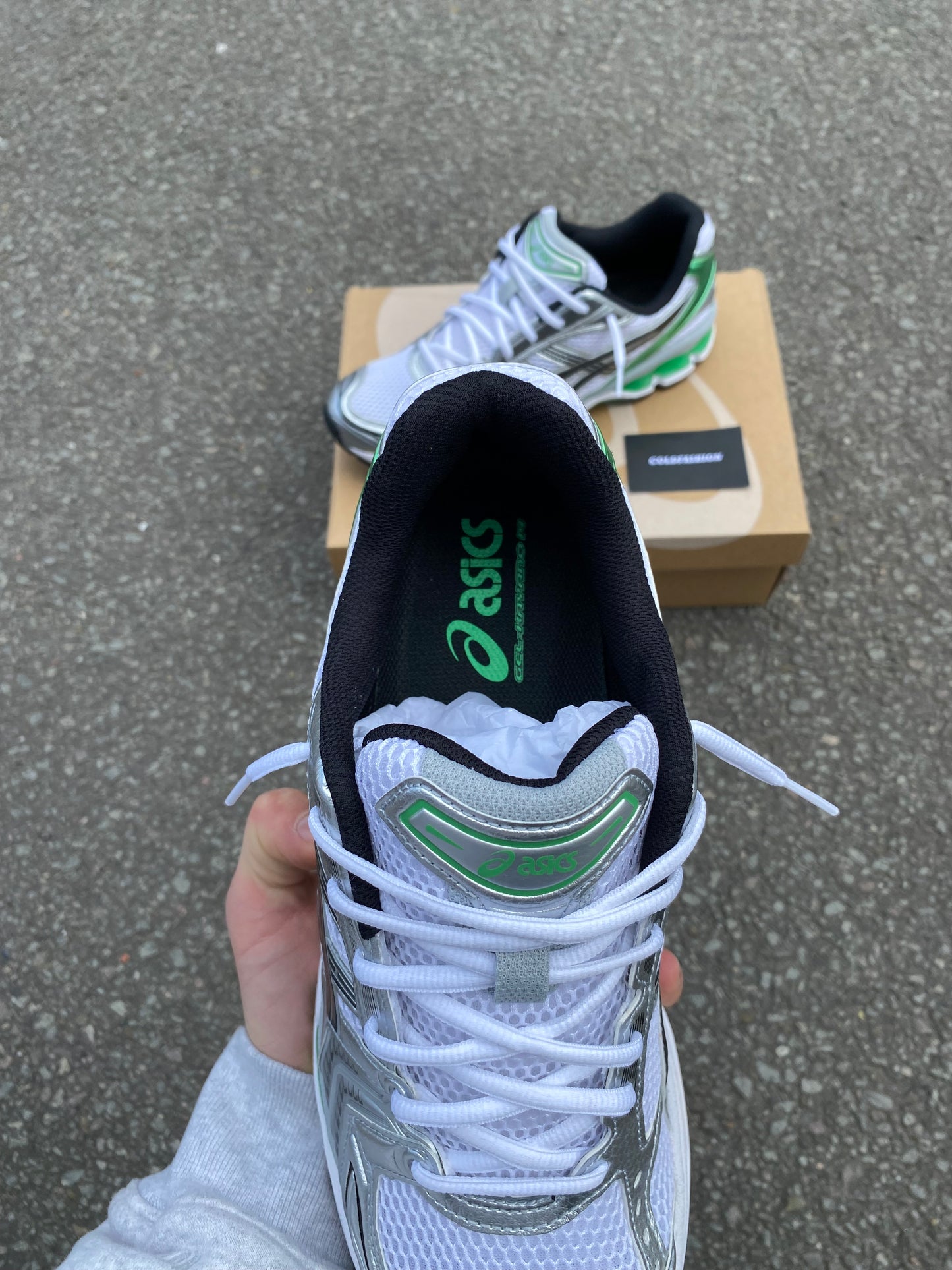 ASICS gel kayano “malachite green”
