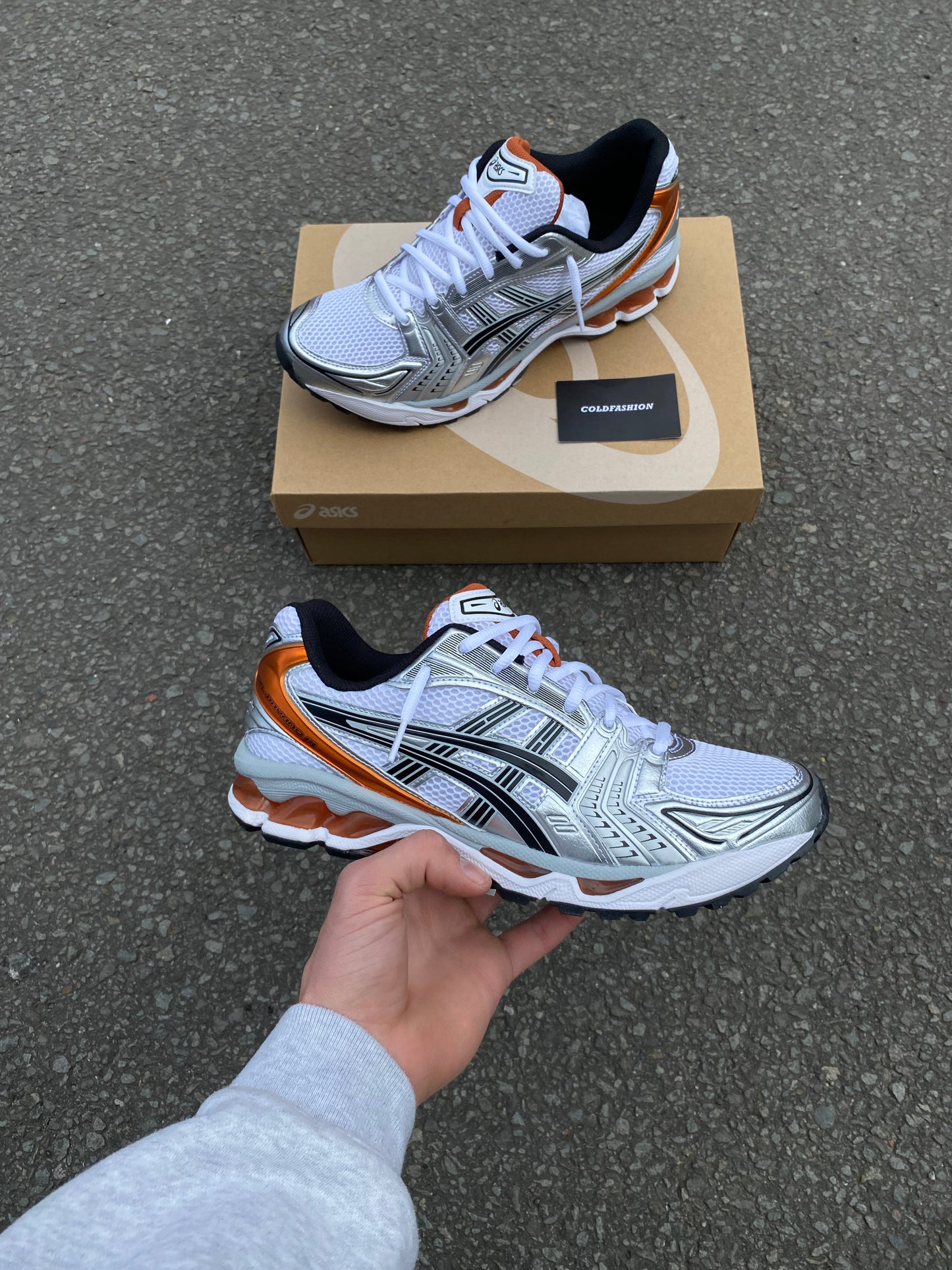 ASICS gel kayano “piquant orange”