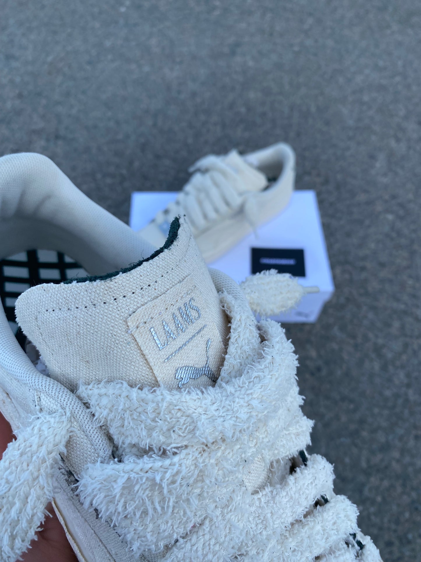 PUMA X LAAMS “suede blank canvas