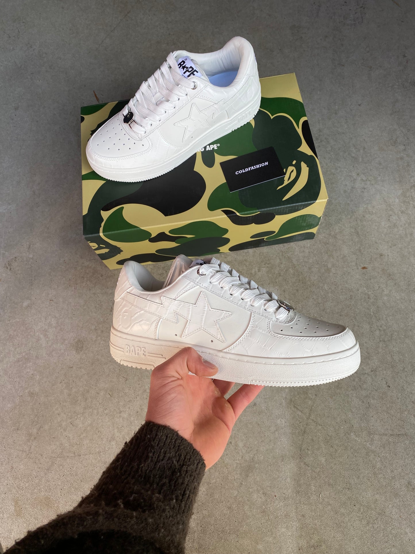 A Bathing Ape Bape Sta “white”