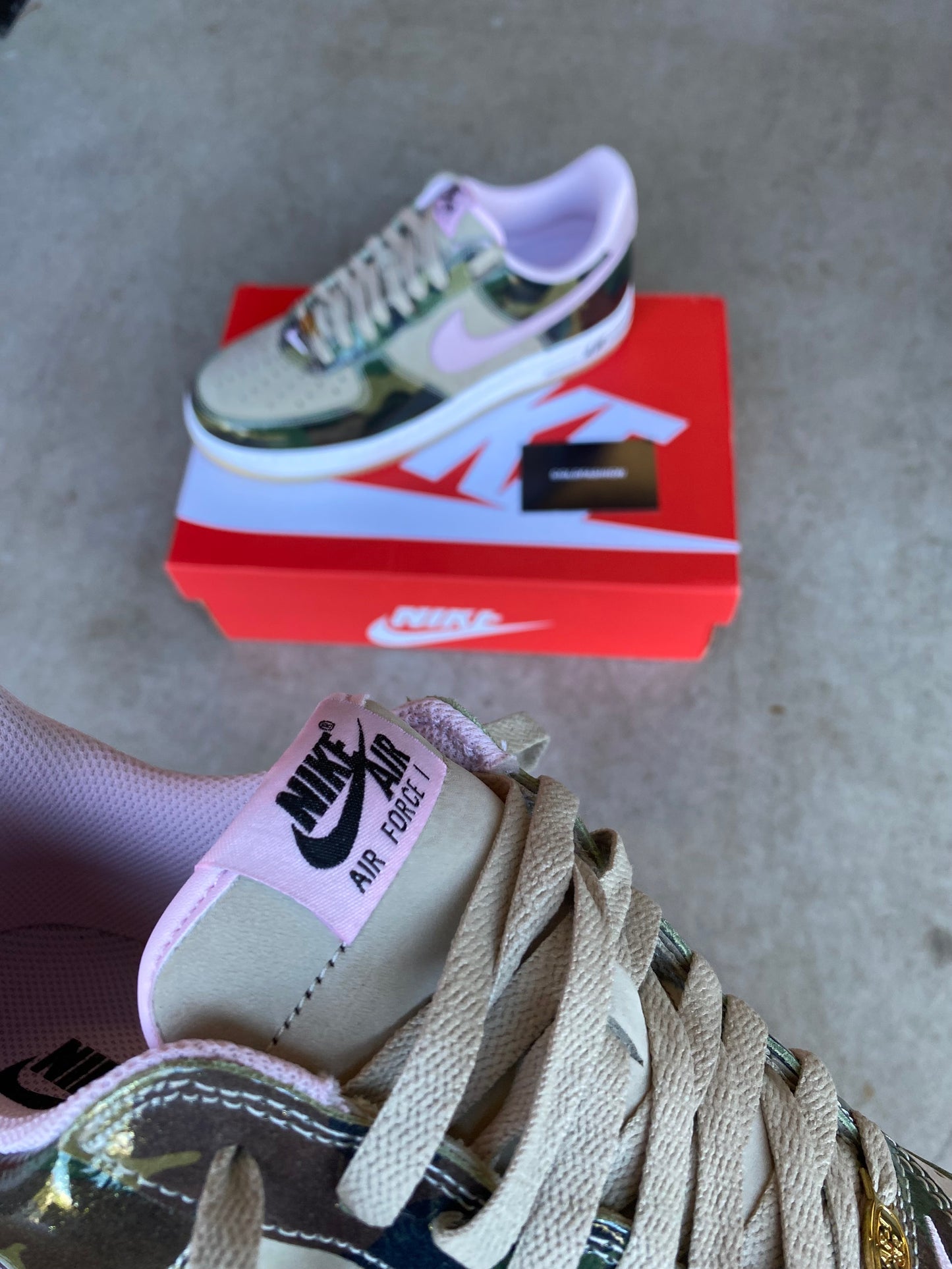 Nike Airforce 1 Low ‘07 LV8 Camo Pink