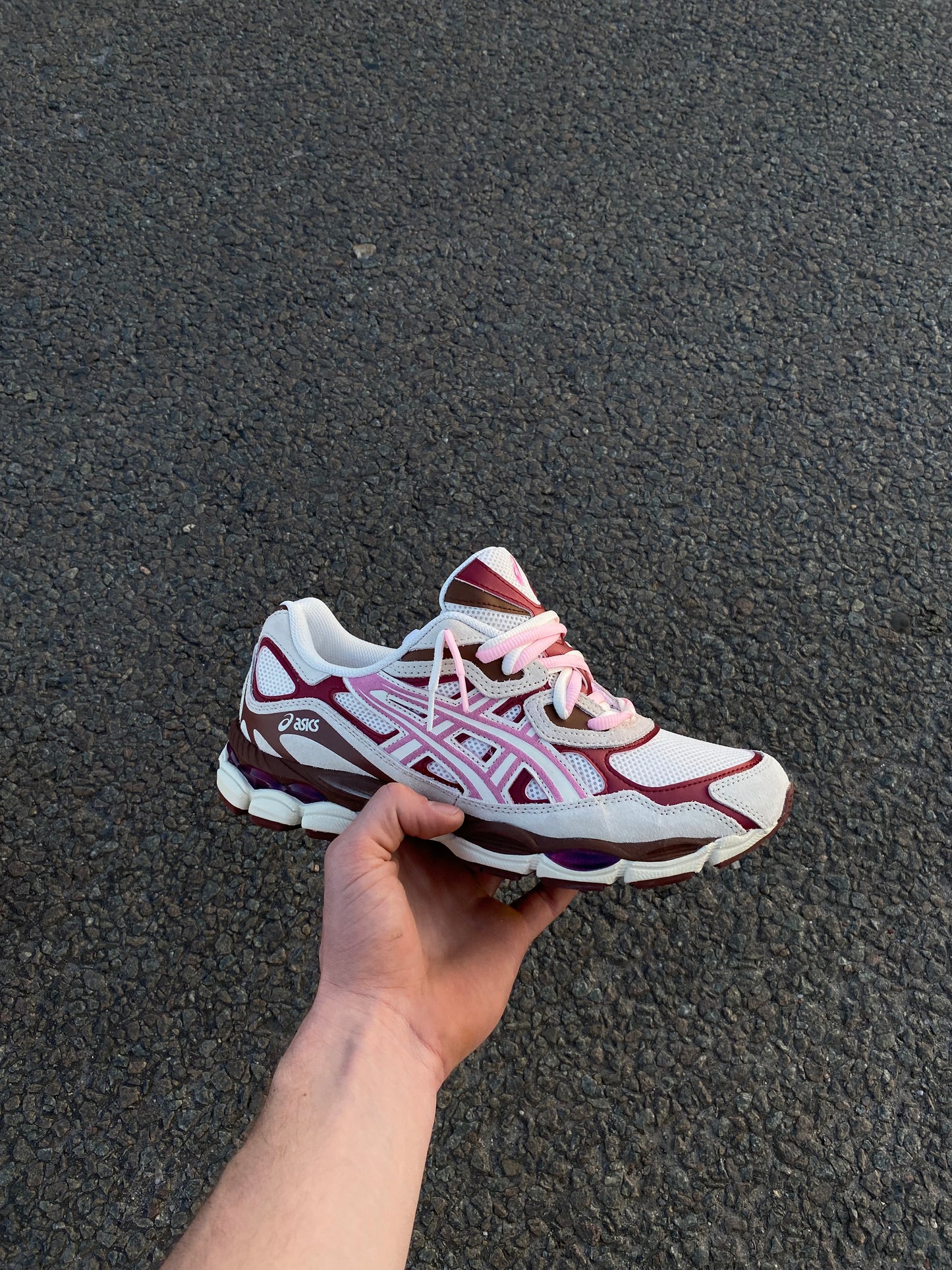 ASICS “cream sweet pink”