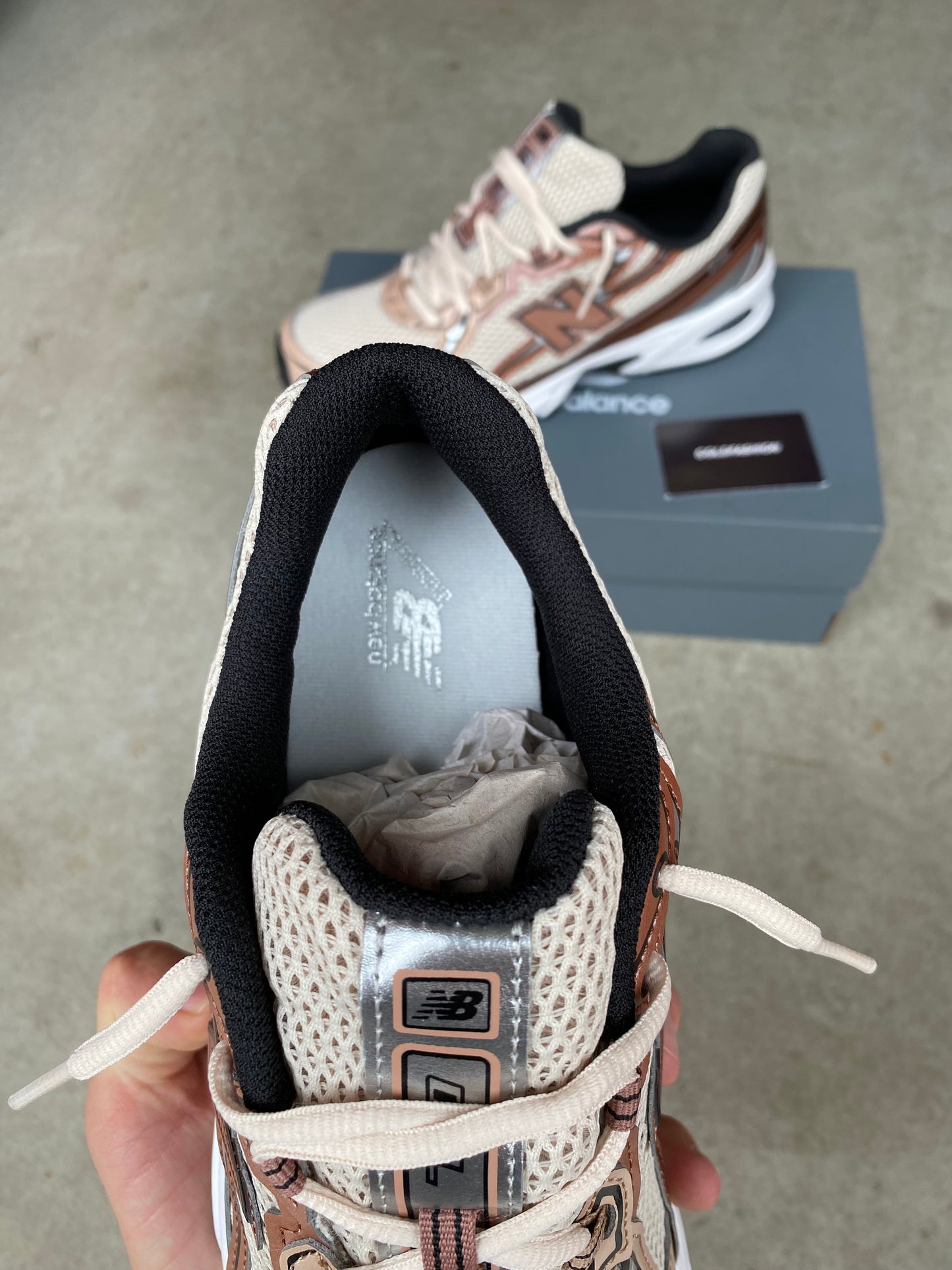 New balance “rich oak”