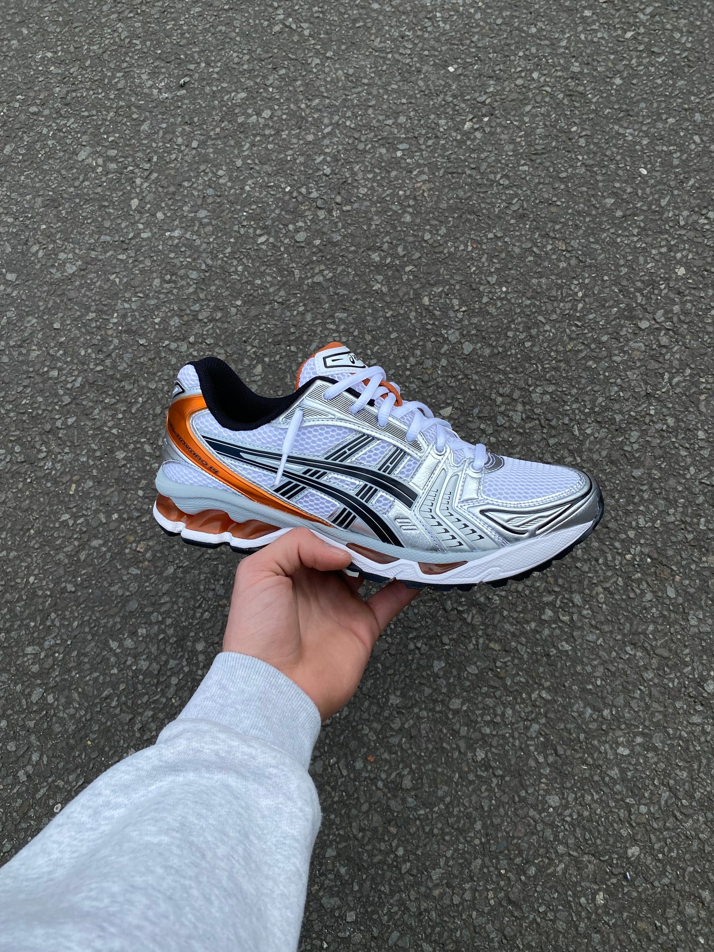 ASICS gel kayano “piquant orange”
