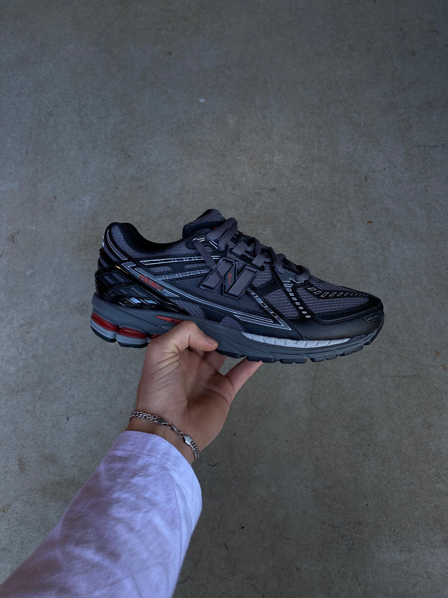New balance “Black grey red"