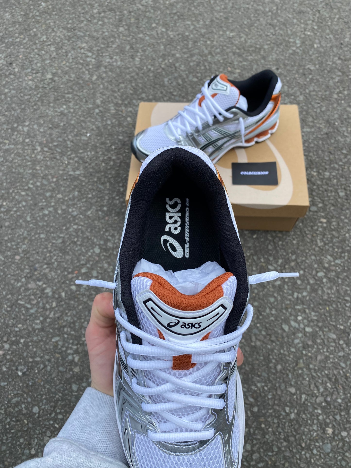 ASICS gel kayano “piquant orange”