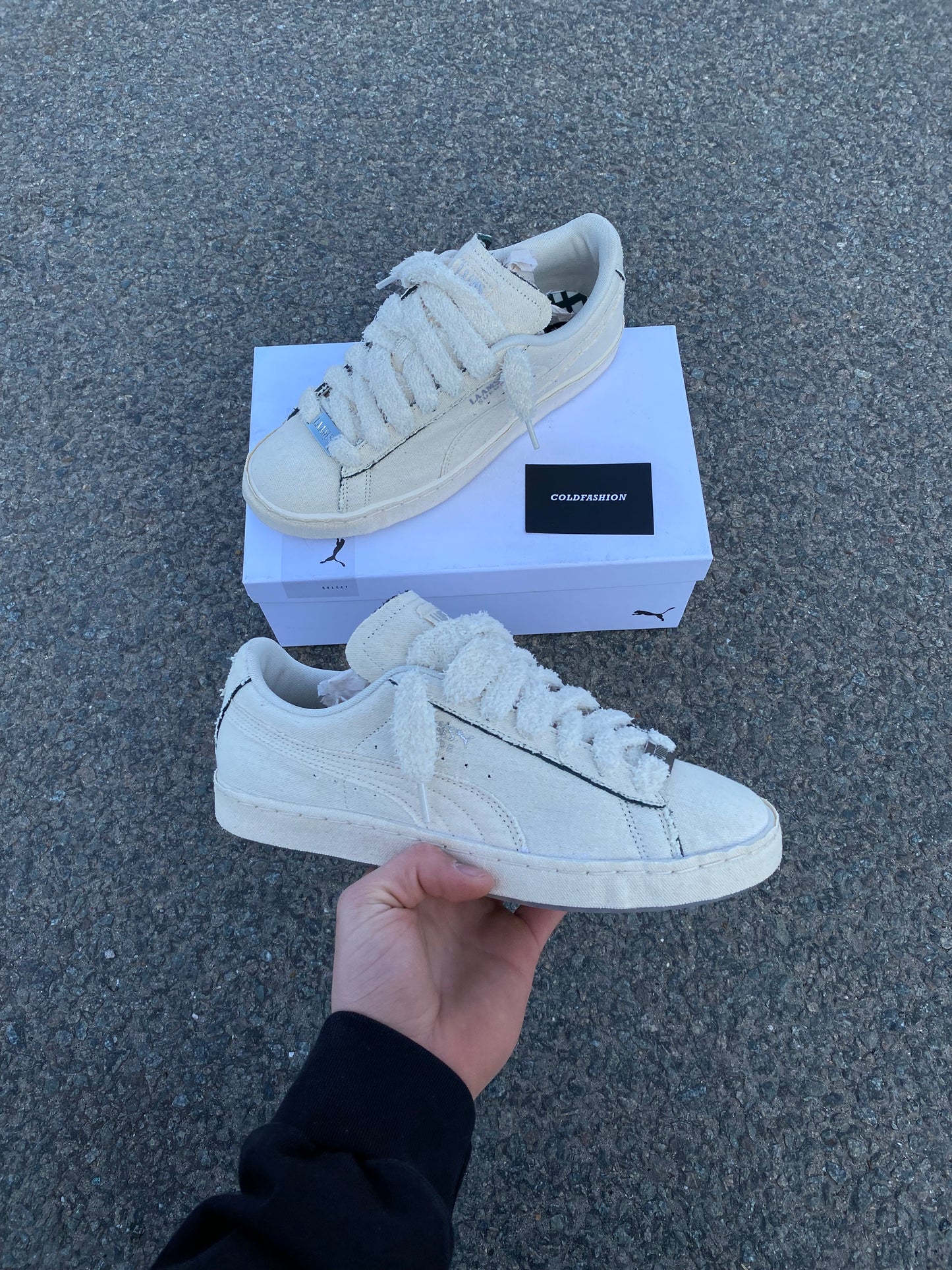 PUMA X LAAMS “suede blank canvas