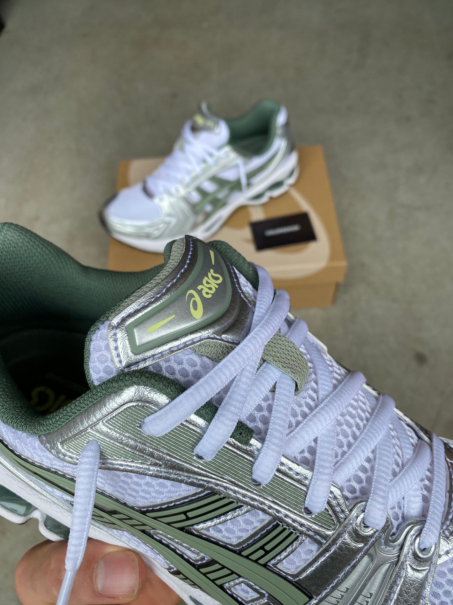 ASICS gel kayano “slate grey”