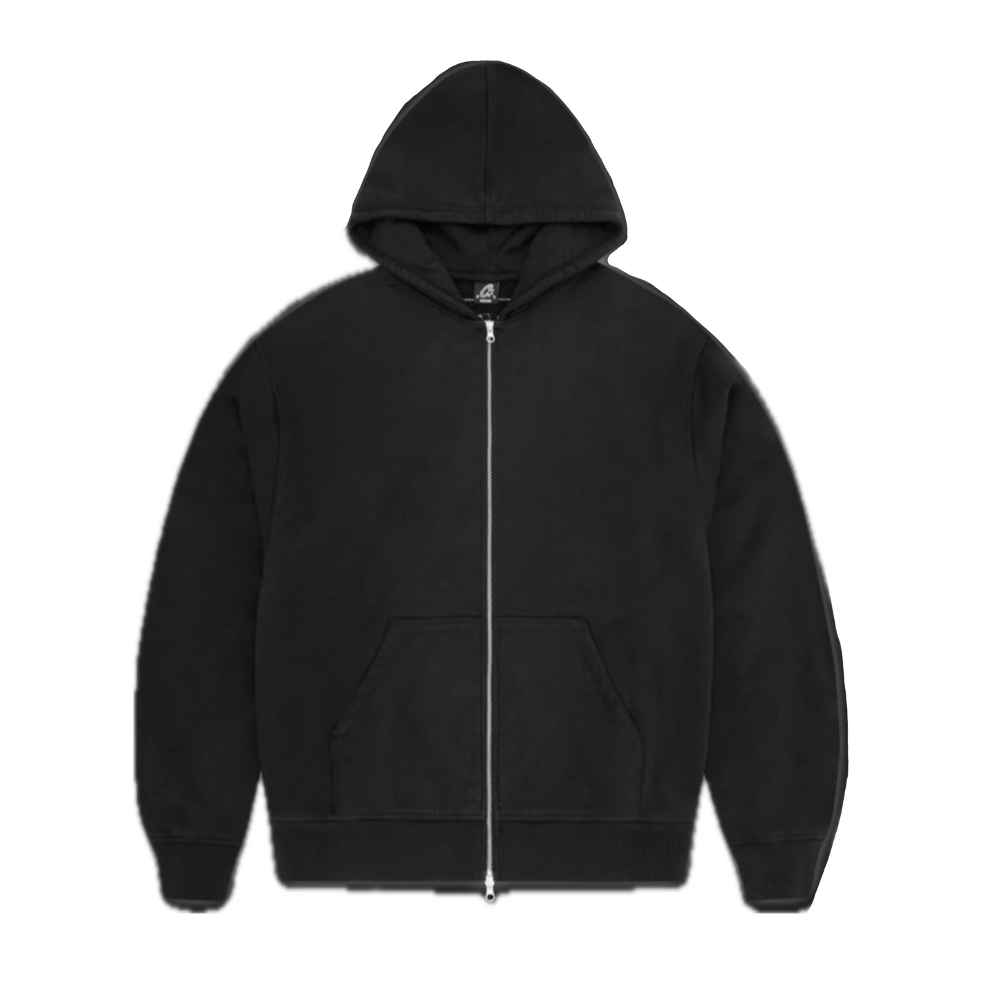 Corteiz Lundun Stitch Zip Hoodie Triple Black