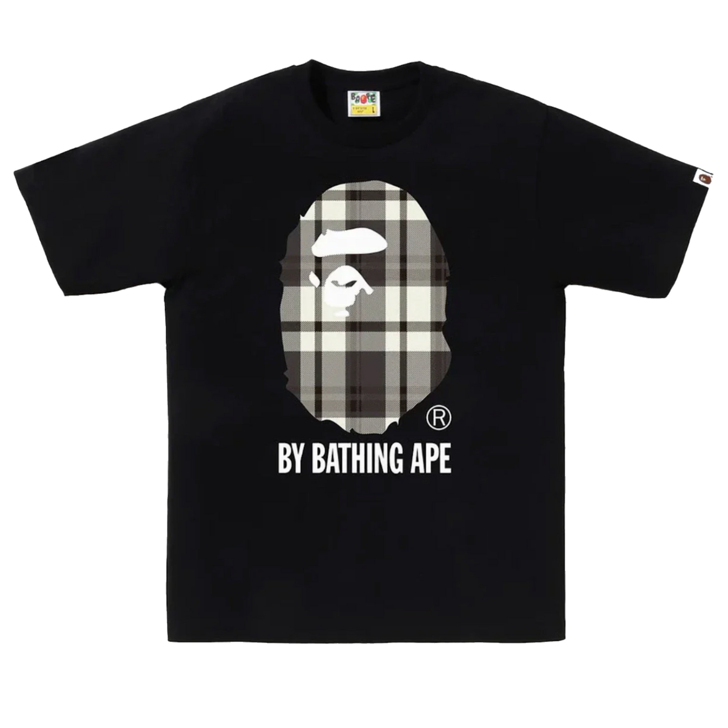 BAPE Check By Bathing Ape Tee Black