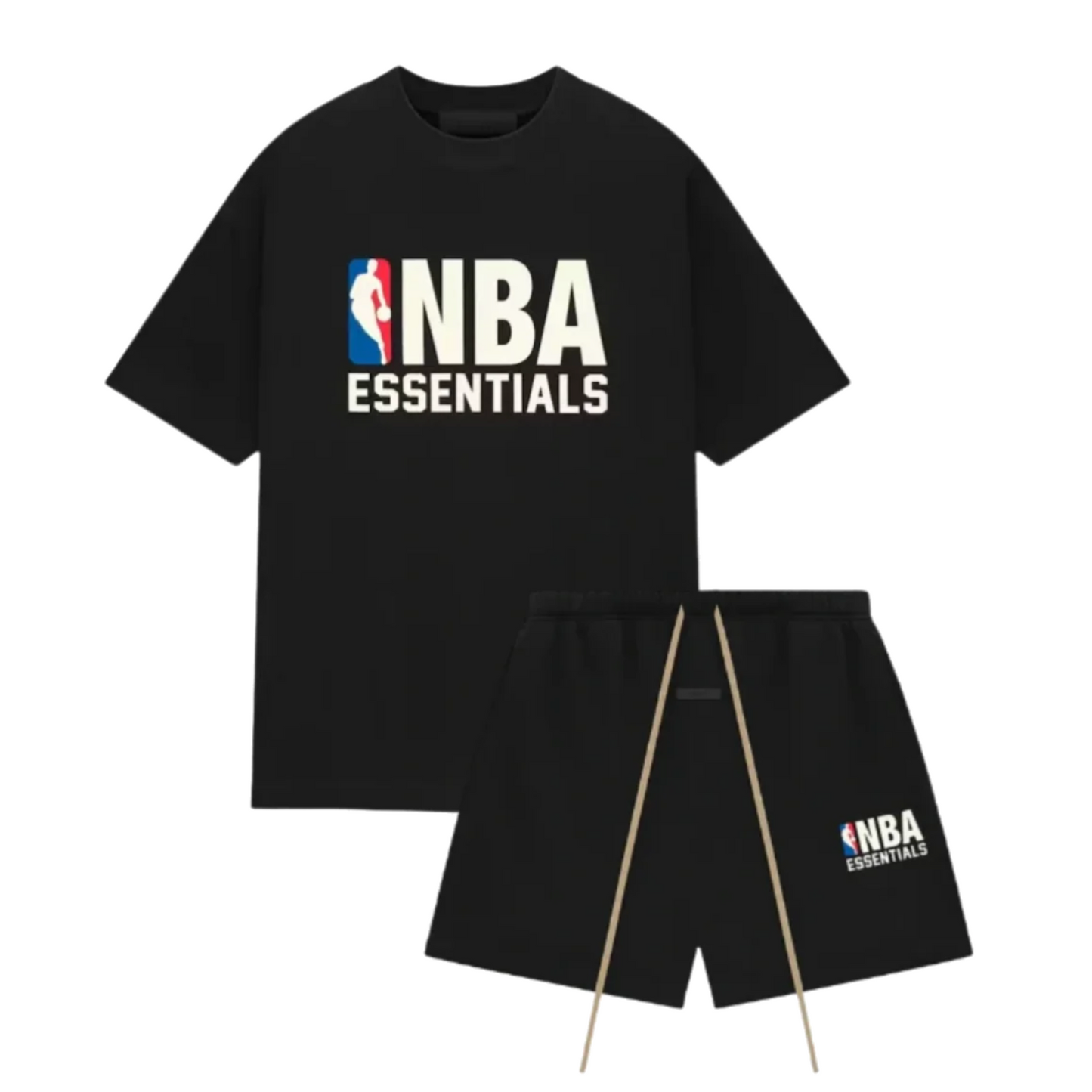 Fear Of God Essentials NBA Logo Summer Set Black