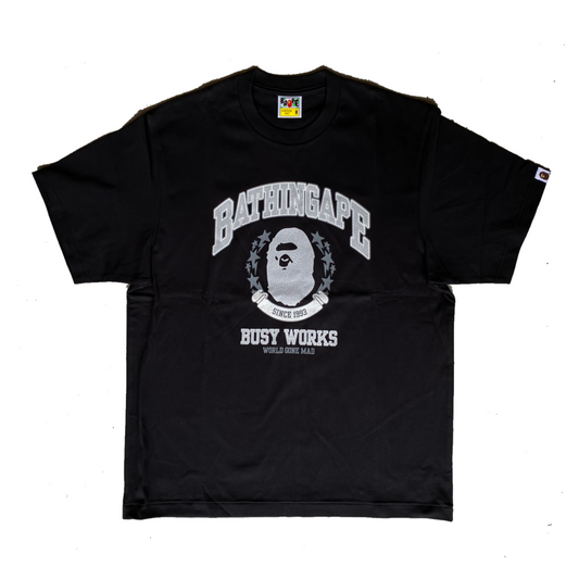 BAPE bathing ape tee black