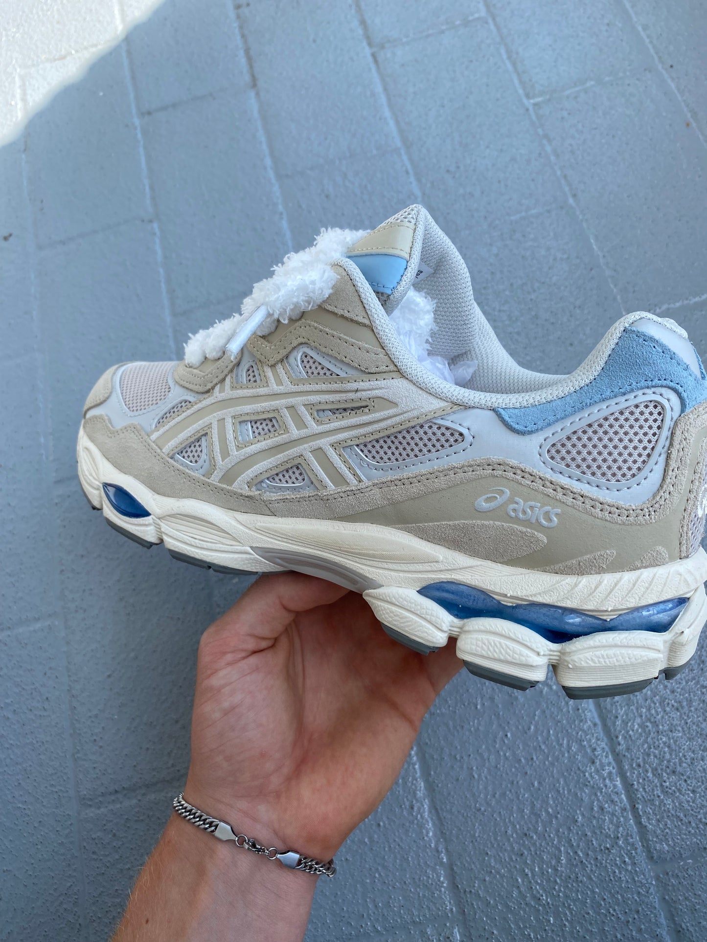 ASICS gel nyc “ice clouds”