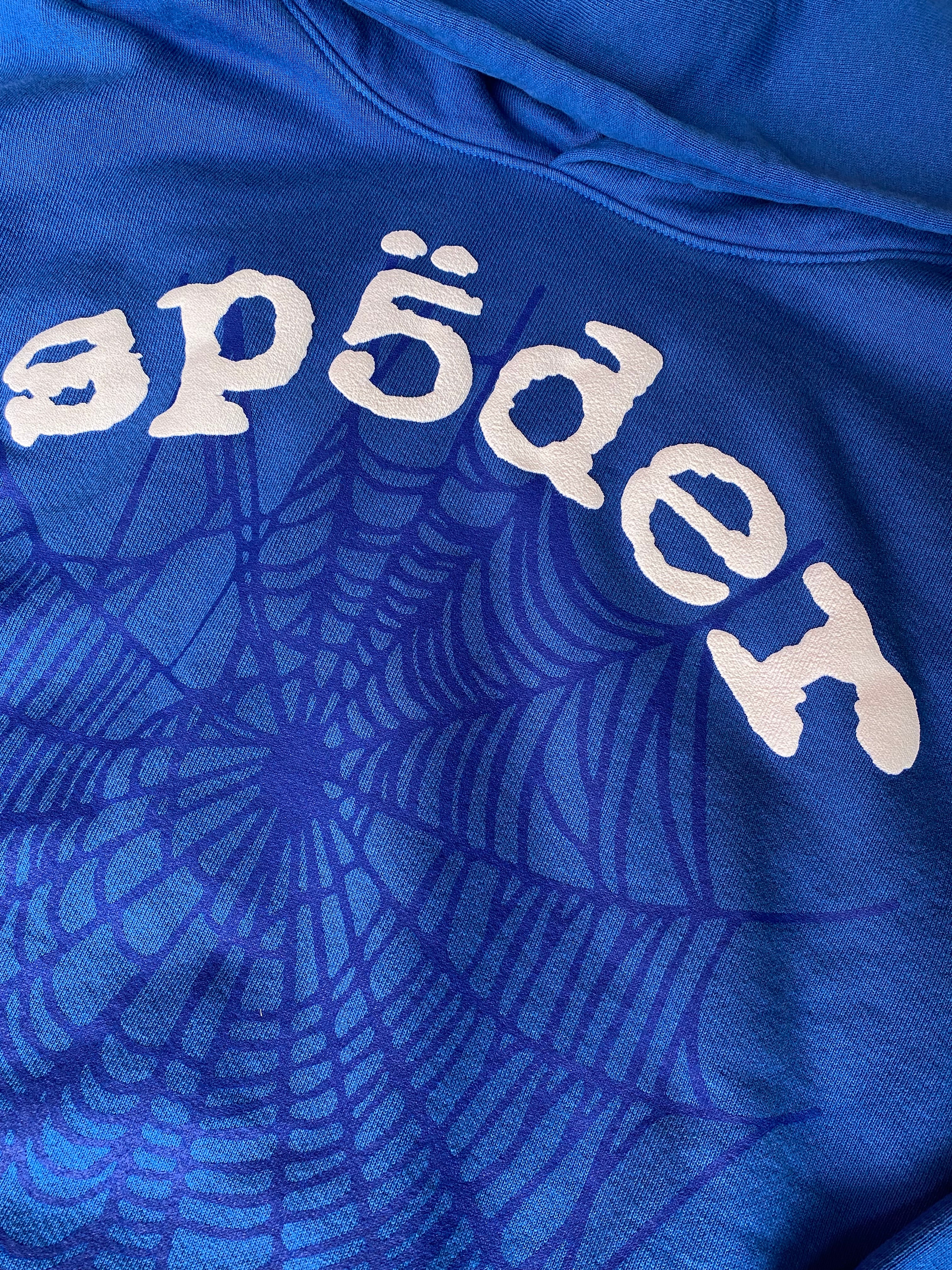 SP5DER hoodie legacy blue – COLDFASHION