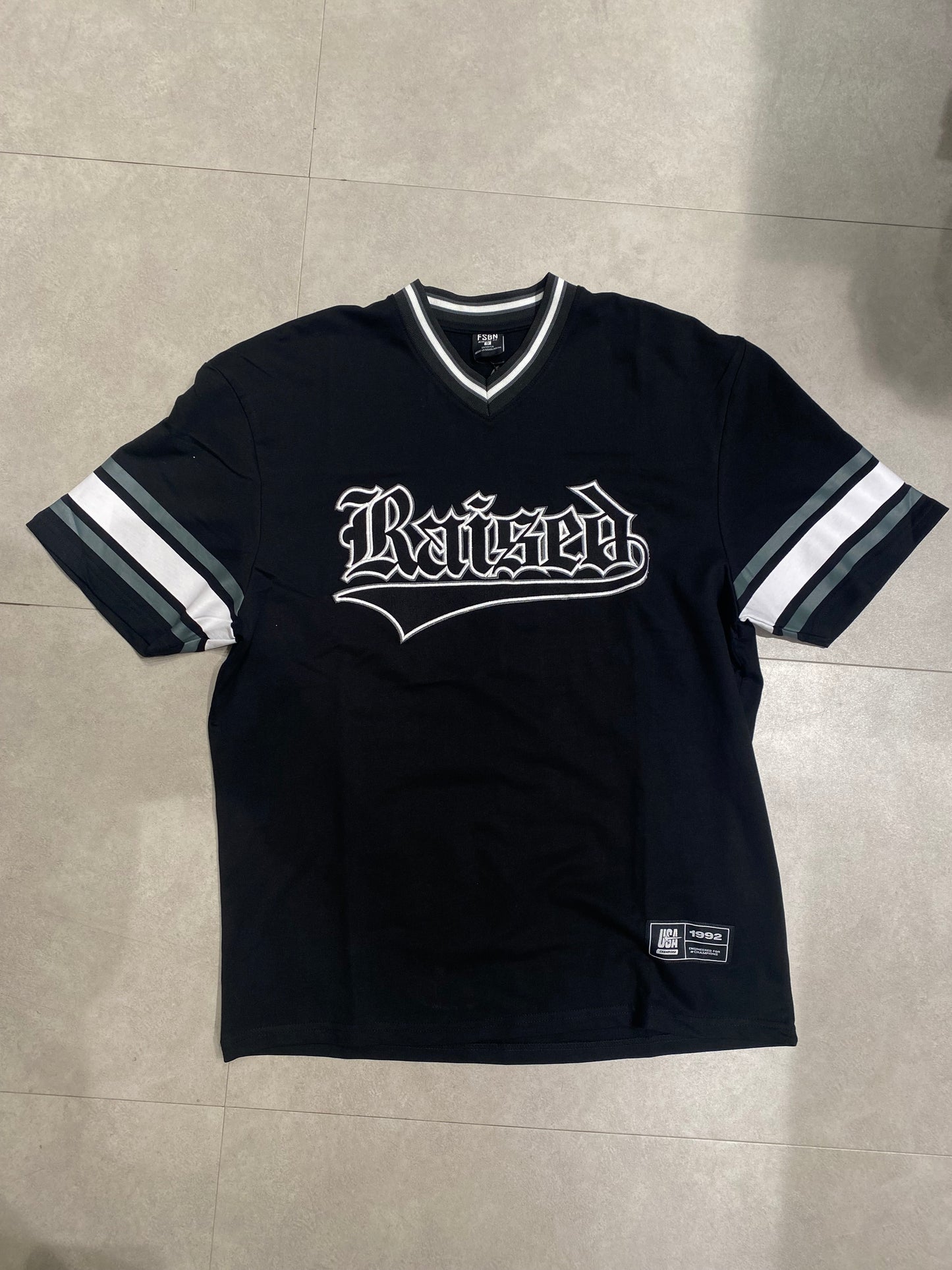 COLD RAISED JERSEY BLACK