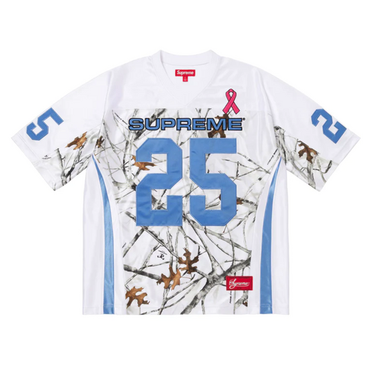 Supreme Breast Cancer Awareness Football Jersey White