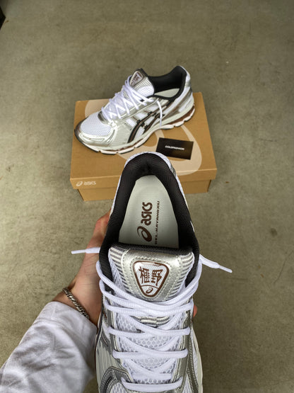 ASICS gel kayano “white graphite grey”