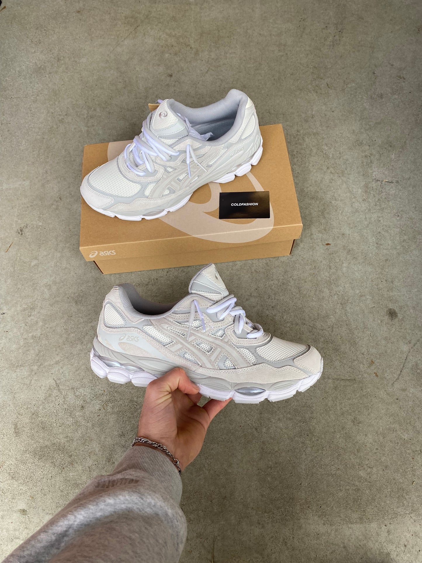 ASICS “Cream Cloud Grey”