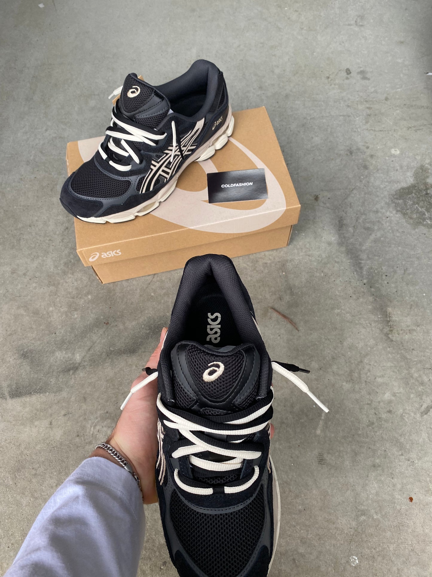 ASICS “Black Cream”