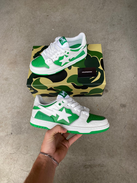 A Bathing Ape Sk8 Sta “green white”