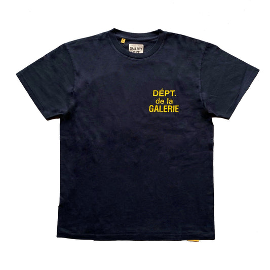 Gallery Dept. French Classic T-shirt Black Yellow