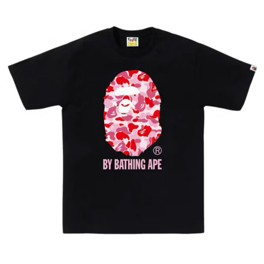 BAPE ABC Camo tee Black & Pink
