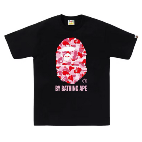BAPE ABC Camo tee Black & Pink