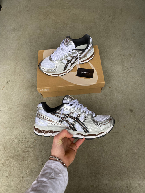 ASICS gel kayano “white graphite grey”