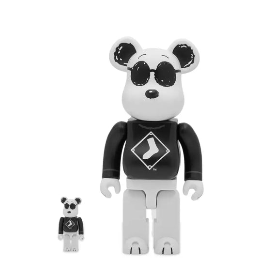 BEARBRICK MLB X PEANUTS SNOOPY (white sox) 100% & 400% SET