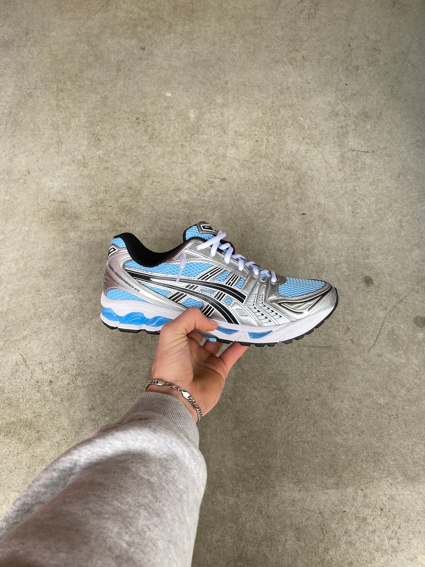 ASICS gel kayano “Artic Sky Pure Silver”