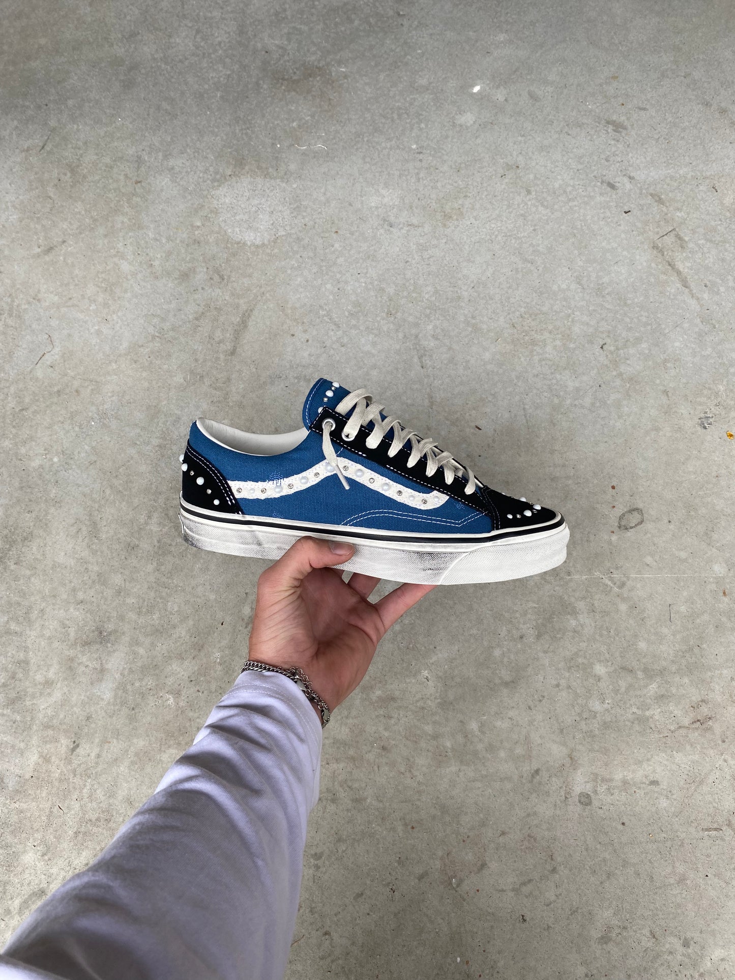Vans LX Old Skool 36 Pearlized "Black Navy"
