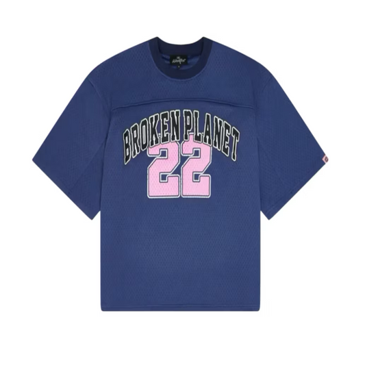 Broken Planet Mesh Jersey Outer Space Blue