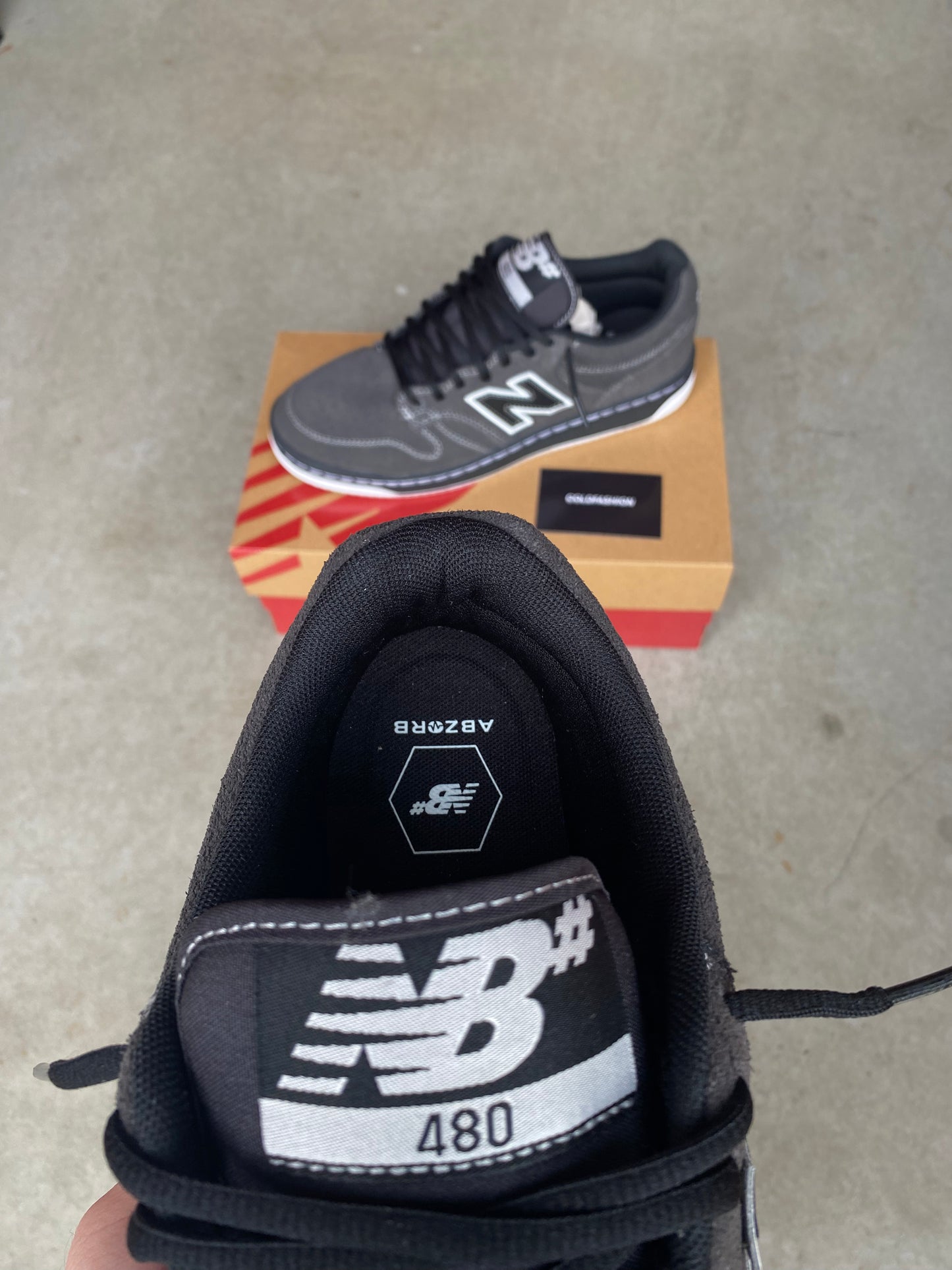 New balance “Black Cement”