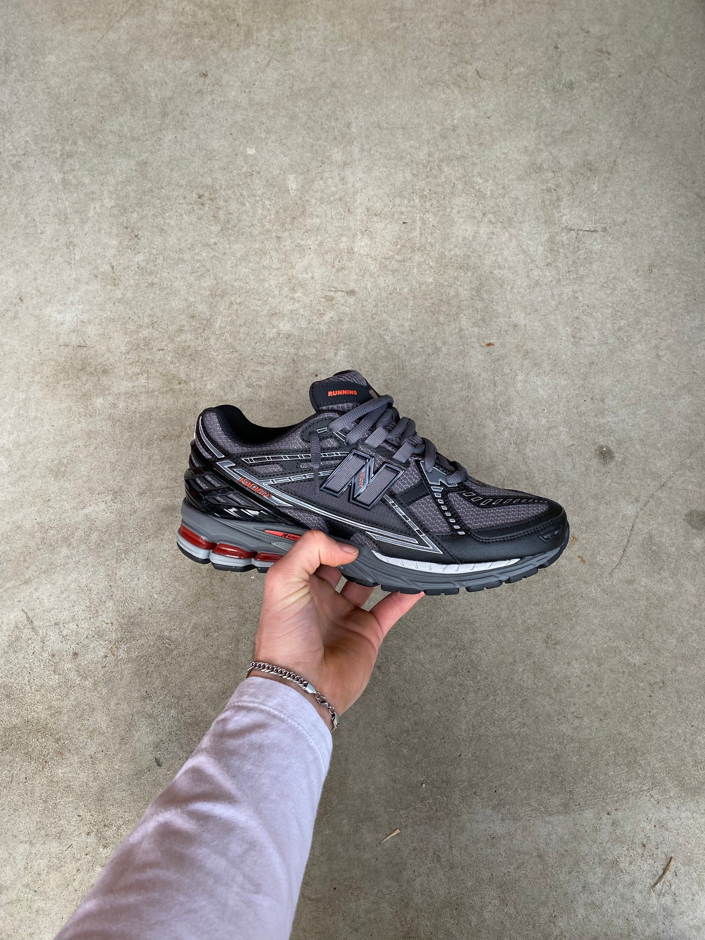 New balance “Black grey red"