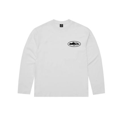 Corteiz OG Island Longsleeve White