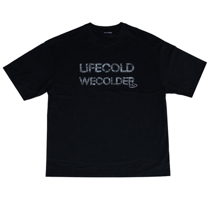 CAPSULE 002 WE COLDER TEE BLACK CAMO