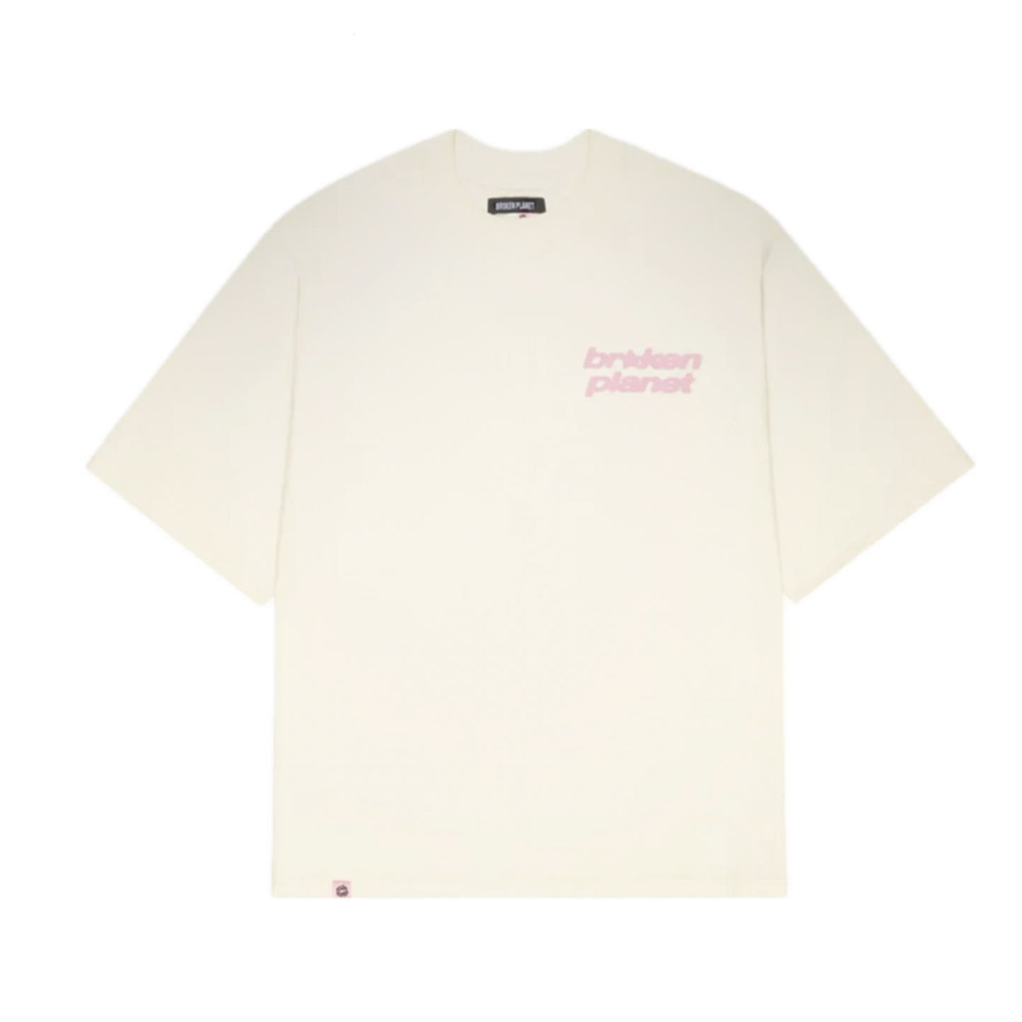 Broken Planet Star Logo T-shirt Vanilla White
