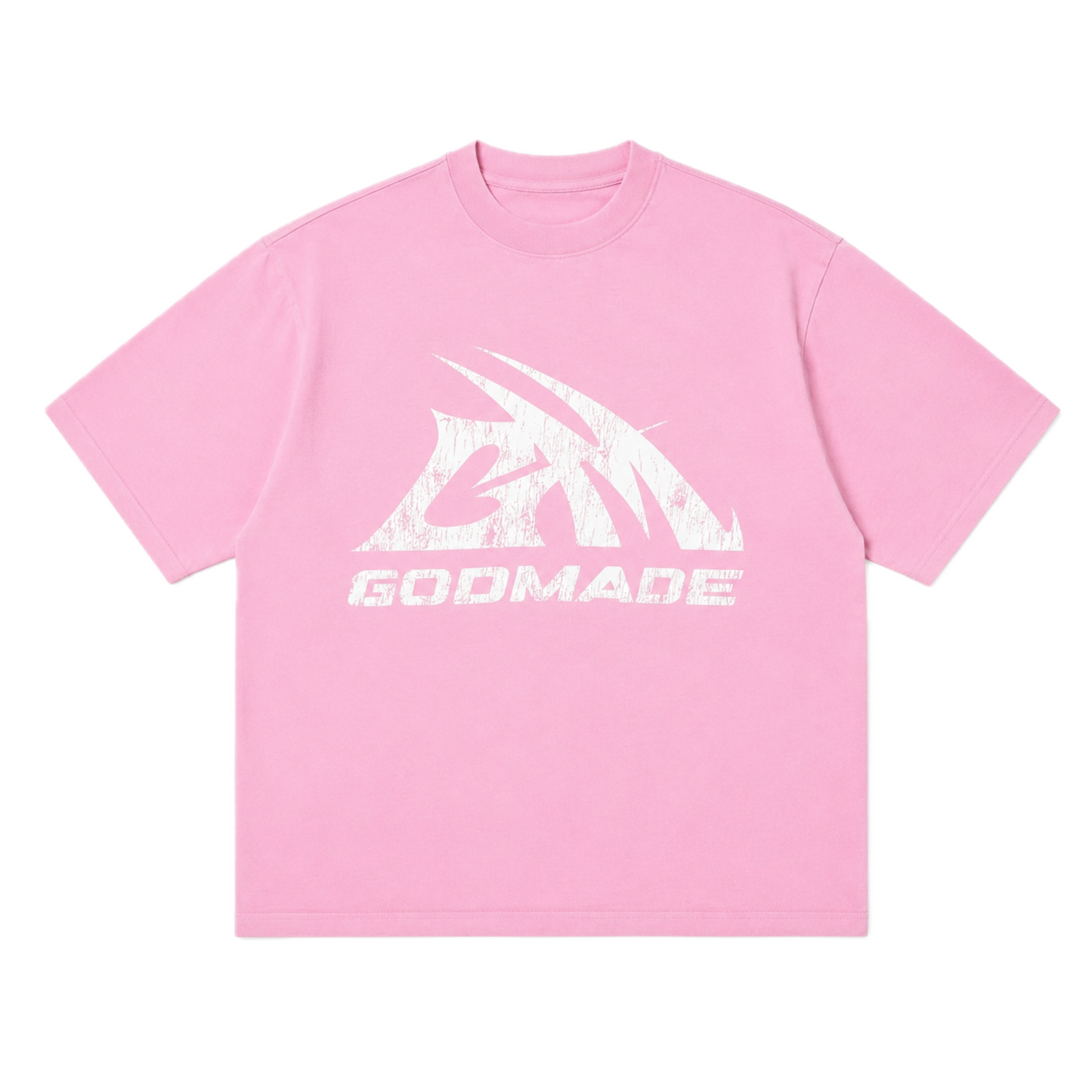 Godmade Logo T-shirt Washed Pink