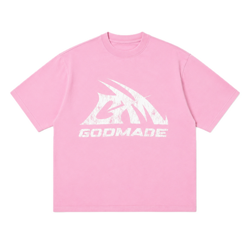Godmade Logo T-shirt Washed Pink