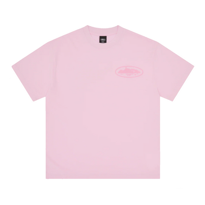 Corteiz Island Knockout Tee Pink